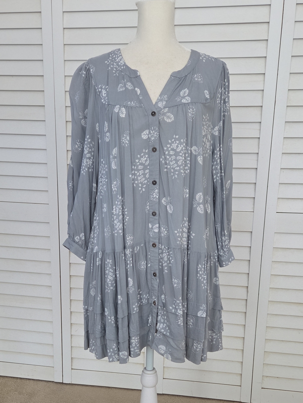 Anthropologie Holding Horses Tiered Dress